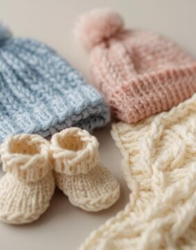 accesorios para bebes tejidos